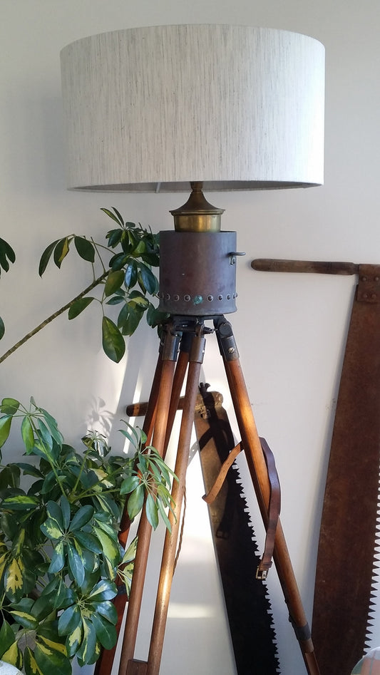 Theodolite tripod electric lamp