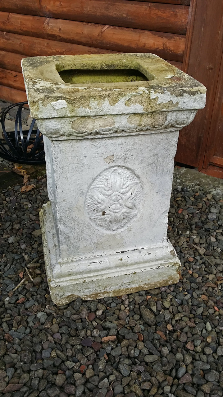 Pair  of 19th Century Fire-clay Pedestal Plinths