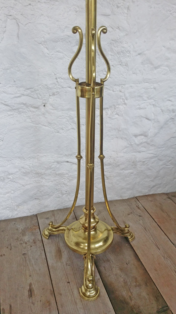 antique rise & fall lamp base