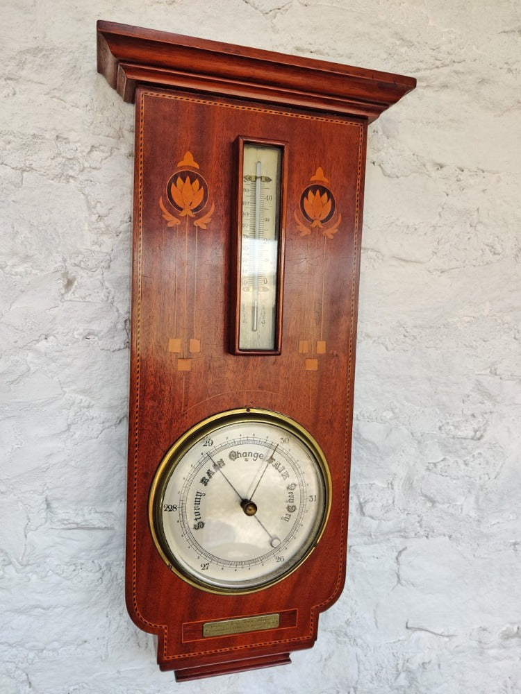 Vintage Masonic Aneroid Barometer