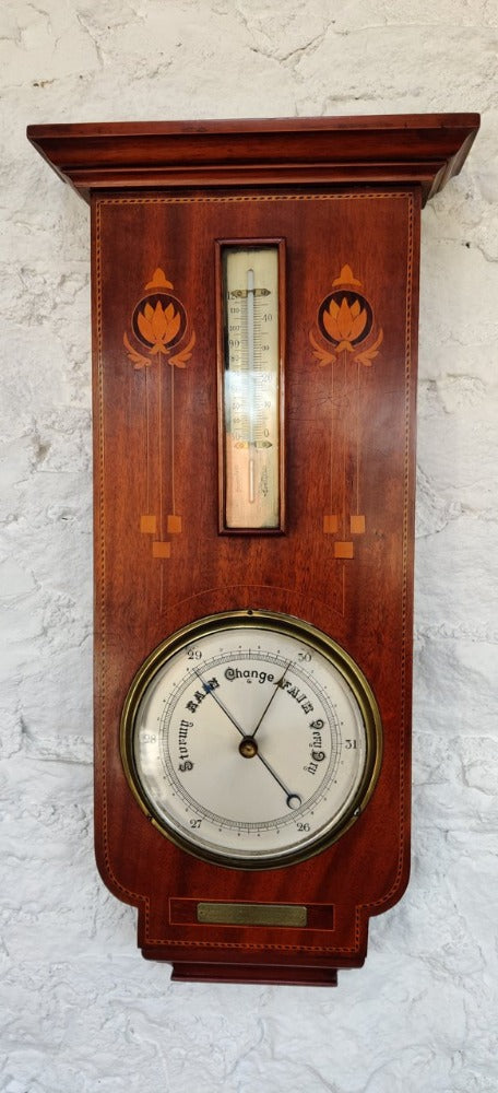 Vintage Masonic Aneroid Barometer