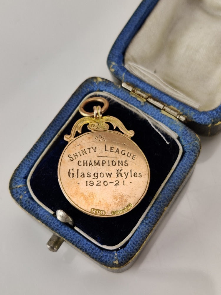 Kyles athletic shinty medal