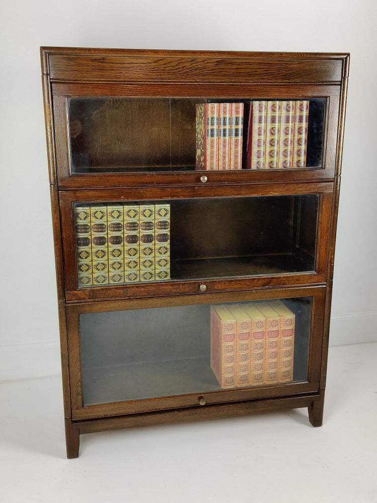 Vintage Oak Stacking Bookcase