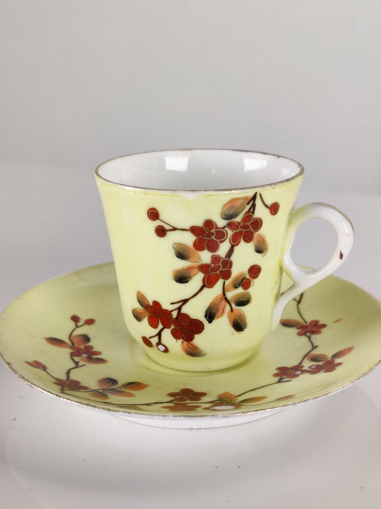 Vintage Coffee Can & Saucer
