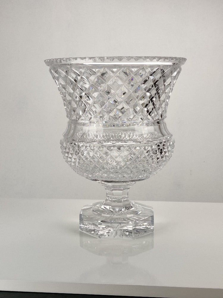 antique cut glass vase