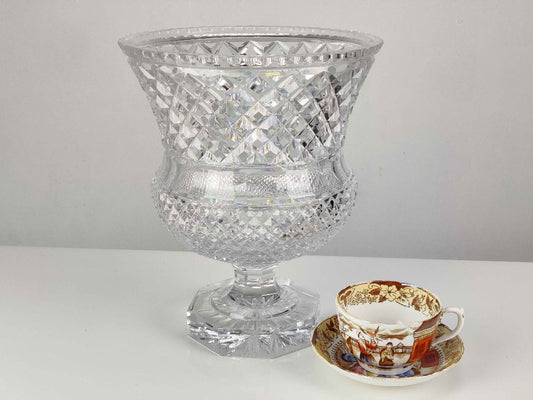 Vintage Cut Glass vase