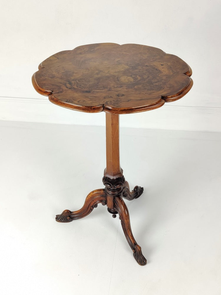 Vintage walnut wine table