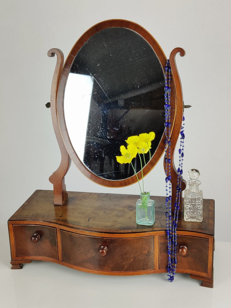 Antique dressing table mirror