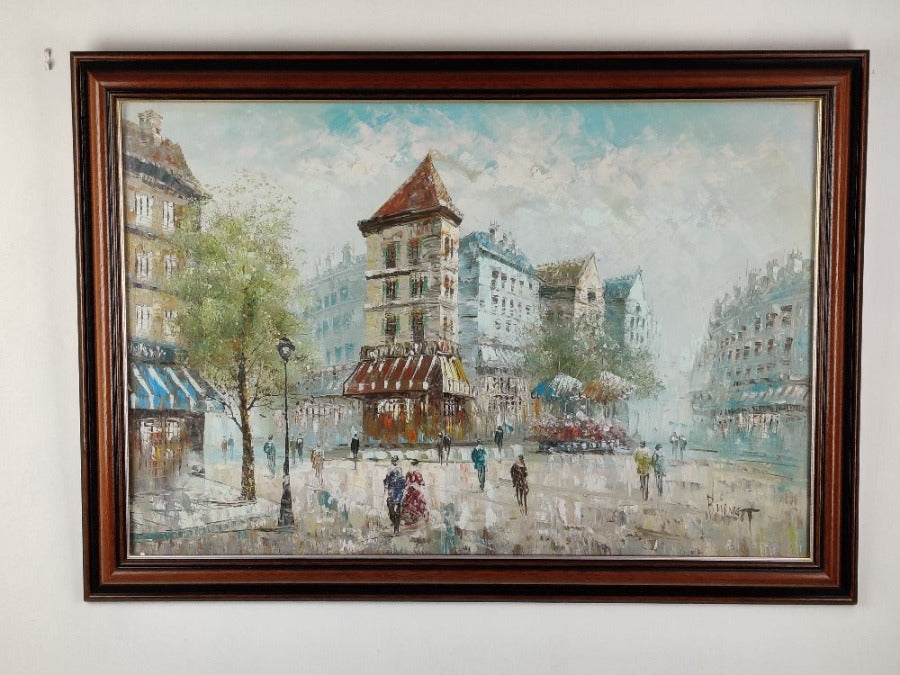 Large Oil Painting - Picture of Paris