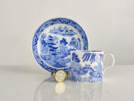 porcelain tea cup and saucer Miles Mason 