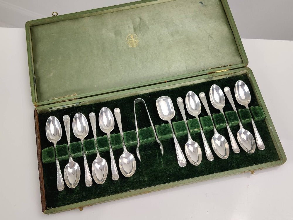 silver boxed teaspoons