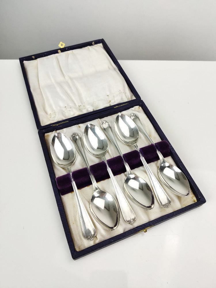 Vintage solid silver spoons