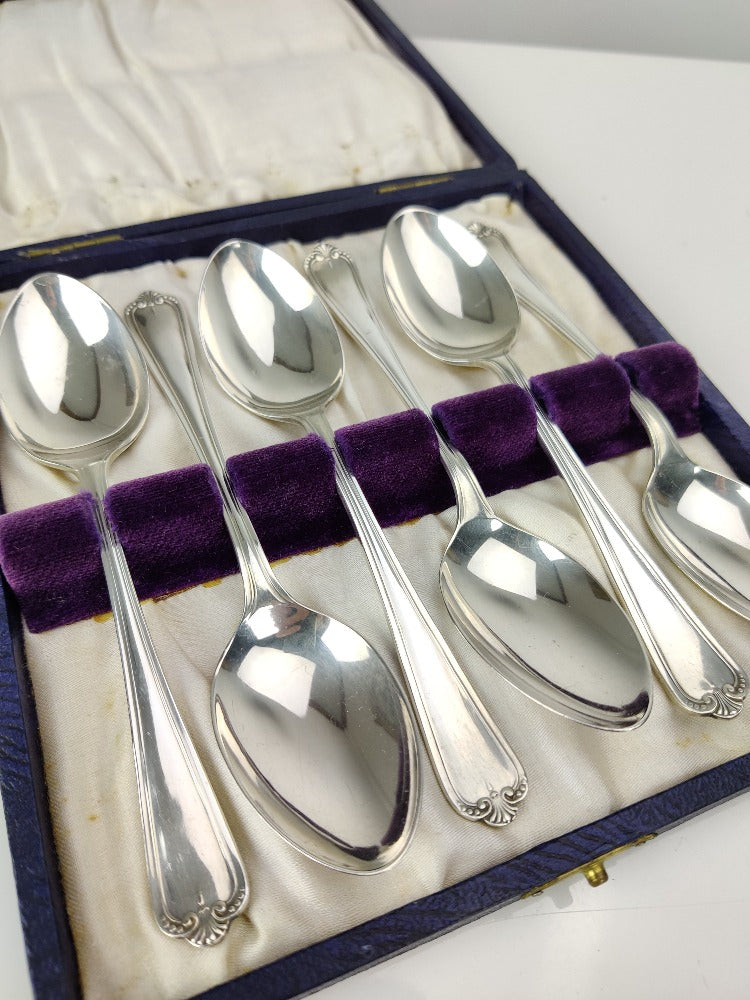 solid silver tea spoons
