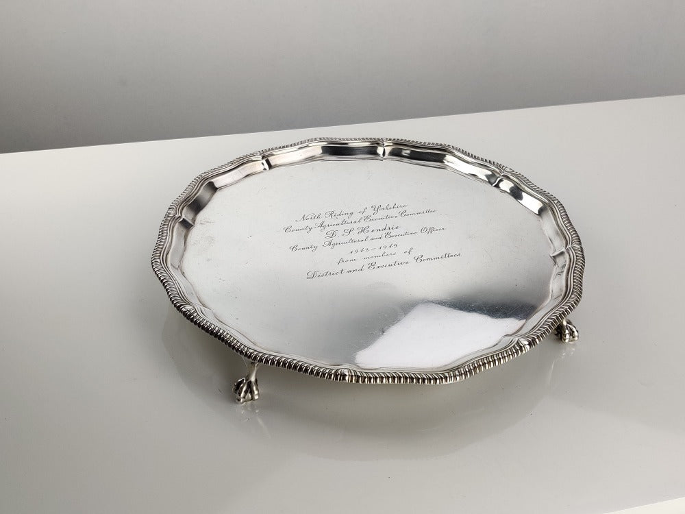 Solid Silver Tray