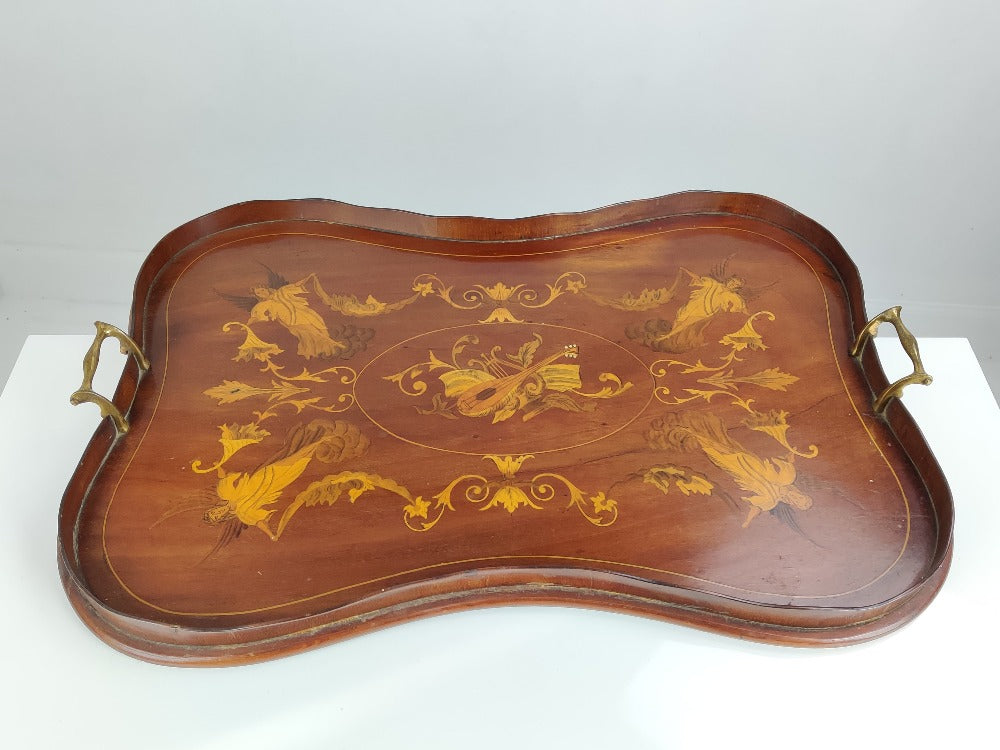 mahogany tray