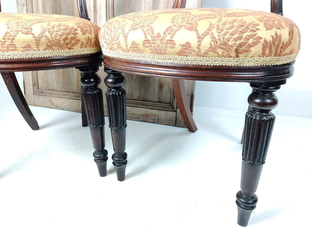 Side Chairs - Antique Rosewood