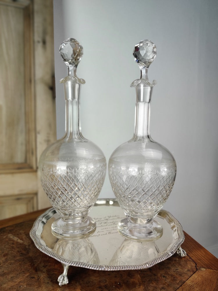 pair of decanters