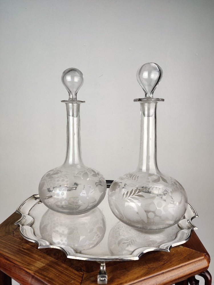 pair of decanters