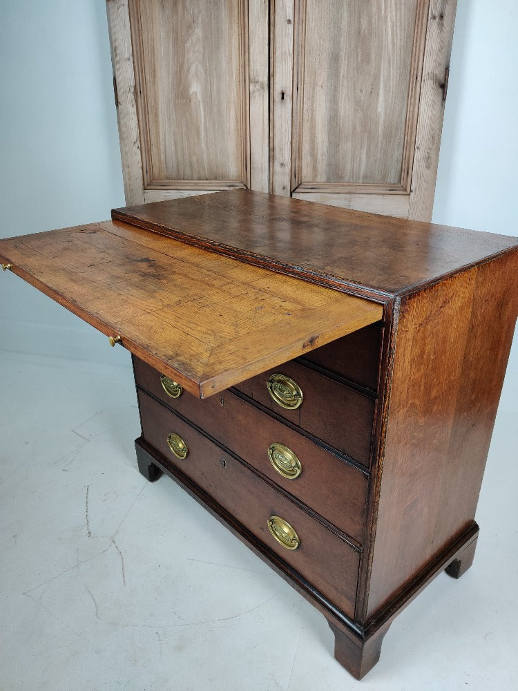 vintage oak chest 
