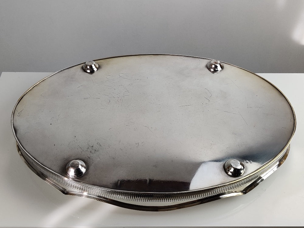 Super Large Silver Plate Tray