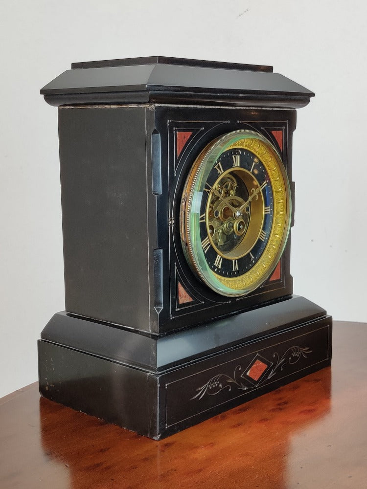 Black Slate French Clock