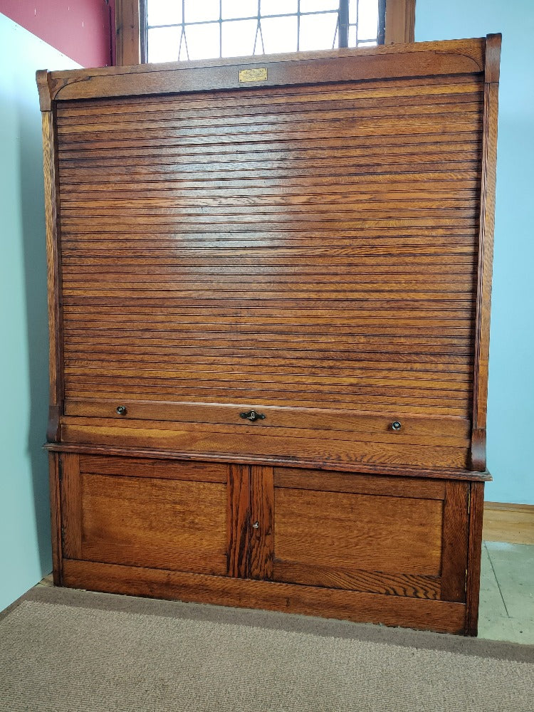 tambour door cabinet