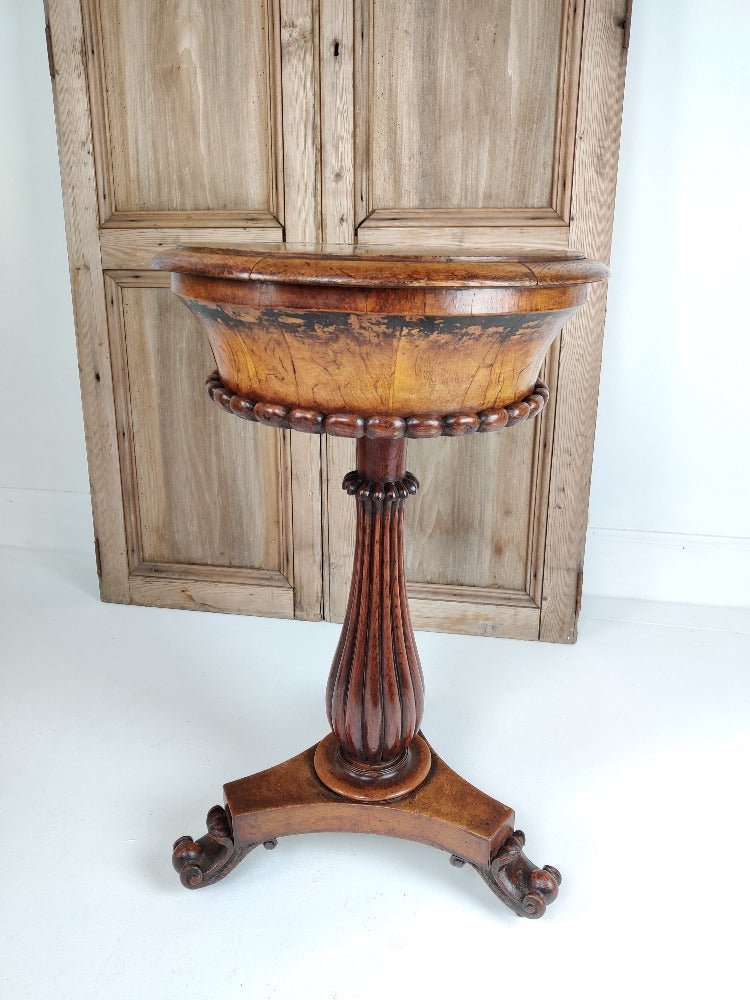 Antique wooden clearance teapoy