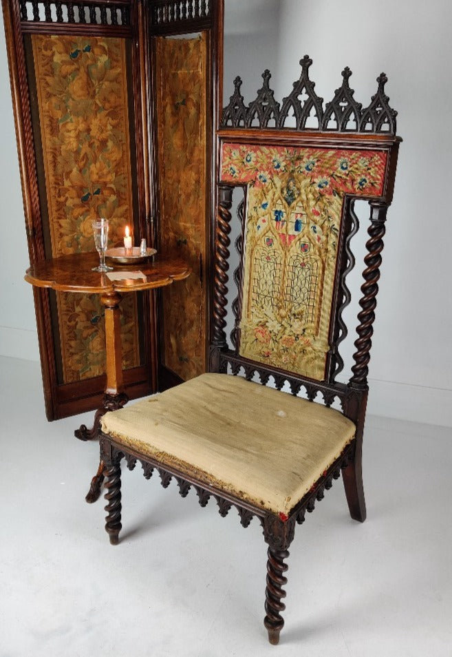 Strawberry Hill Gothic Revival Chair - Throne