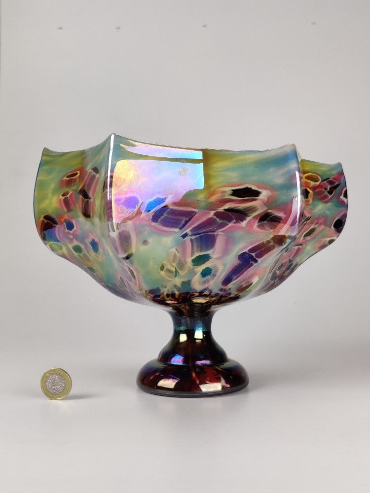 Bowl/Compote - Art Deco Lustre Glass