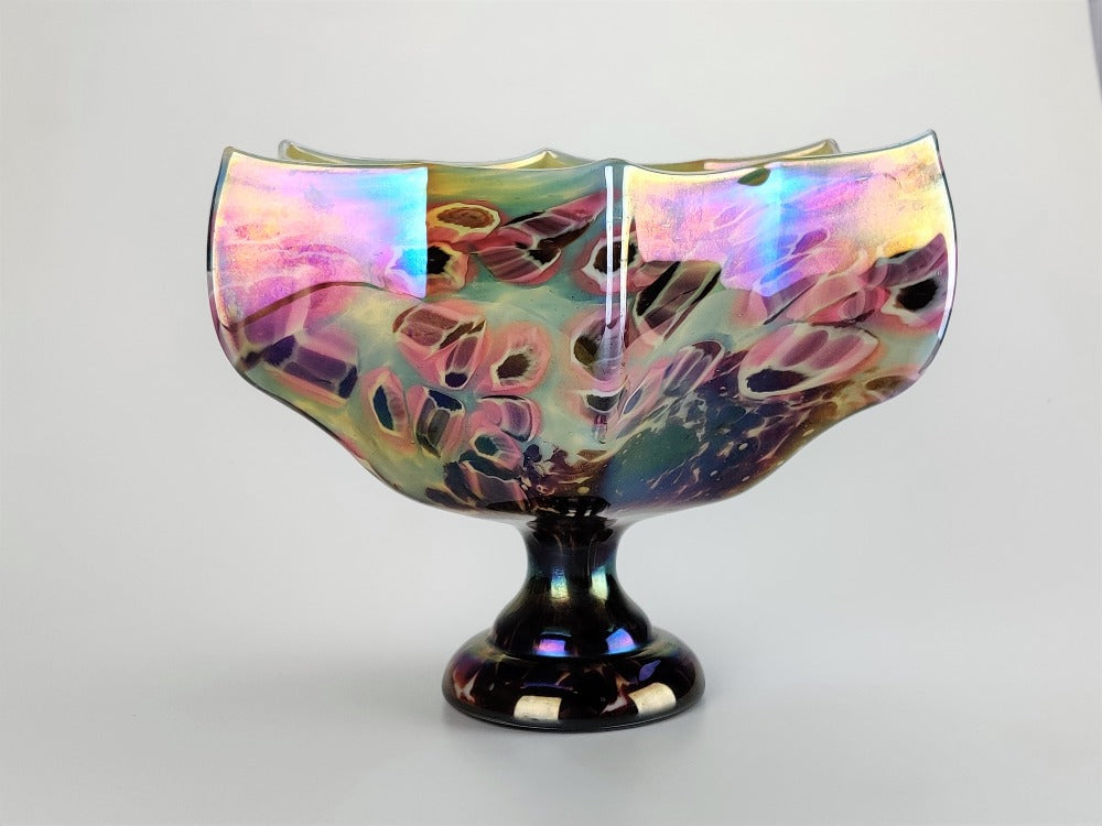 Bowl/Compote - Art Deco Lustre Glass
