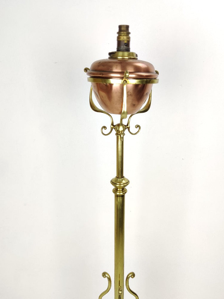 Art Nouveau lamp base
