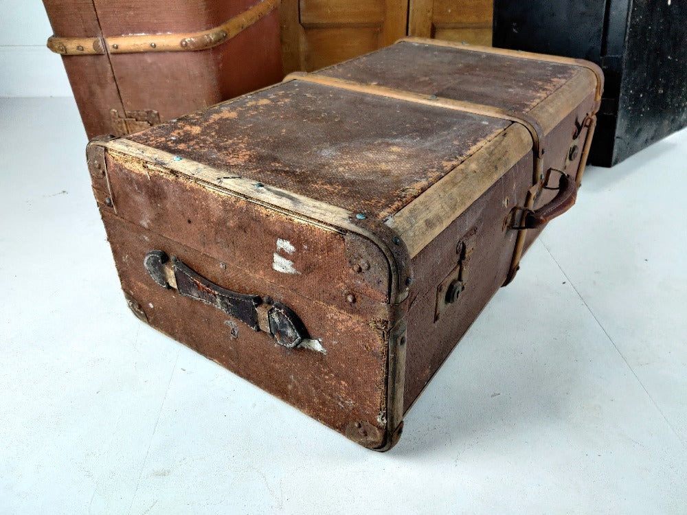 vintage steamer trunk