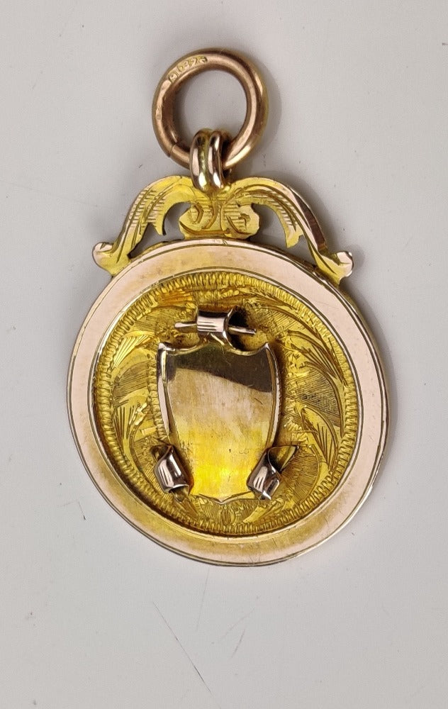 Vintage Gold Sports Medal