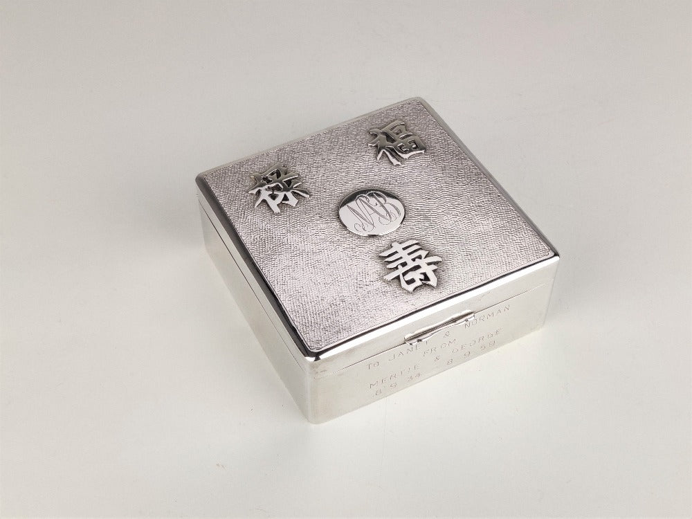 Chinese silver box