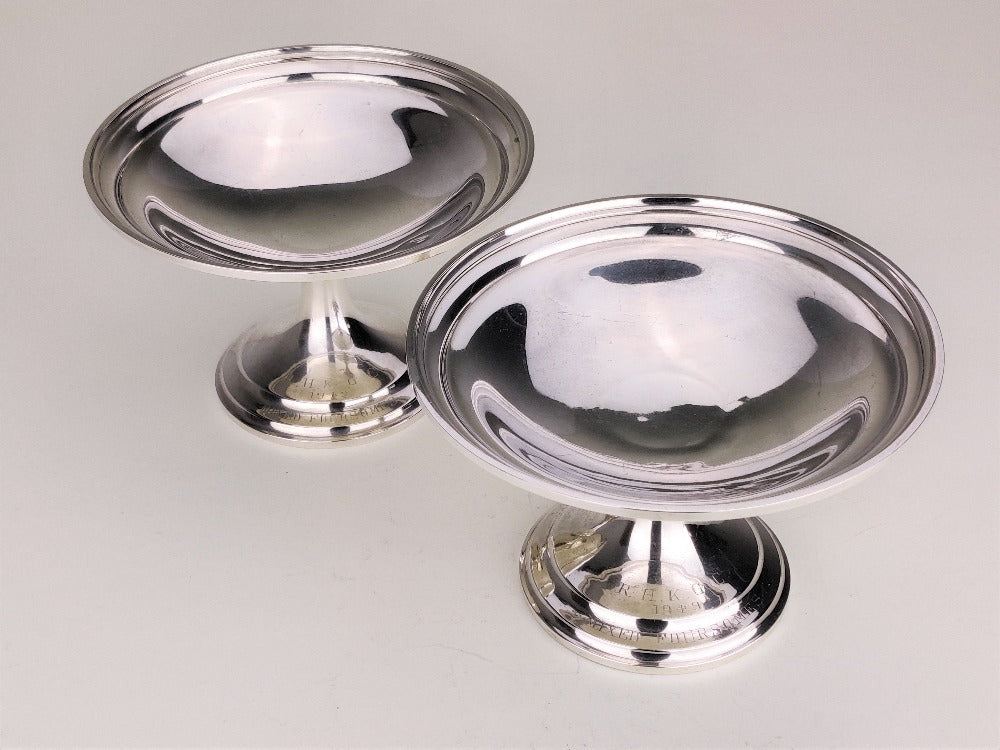 American silver dishes