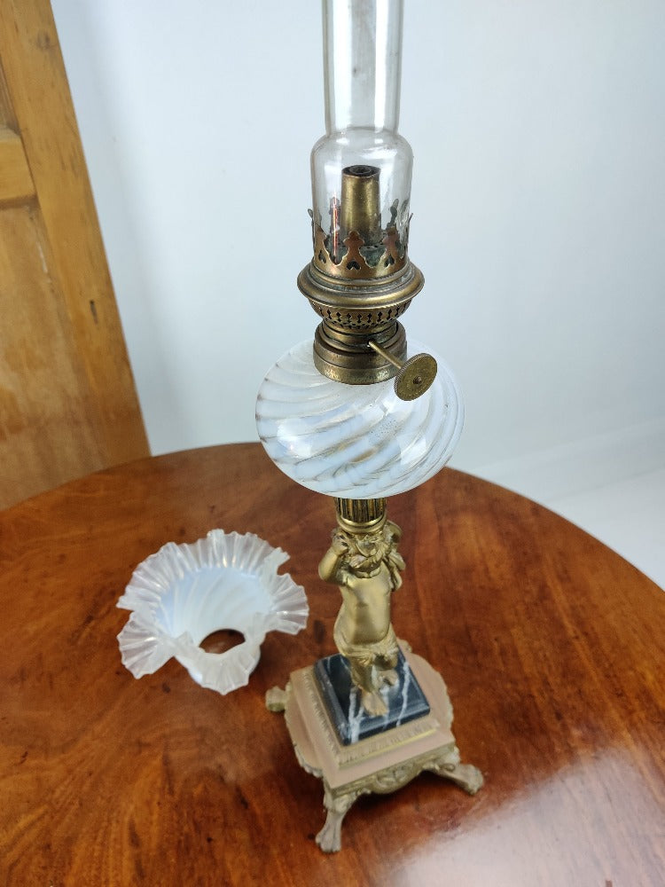 Oil Lamp - Antique