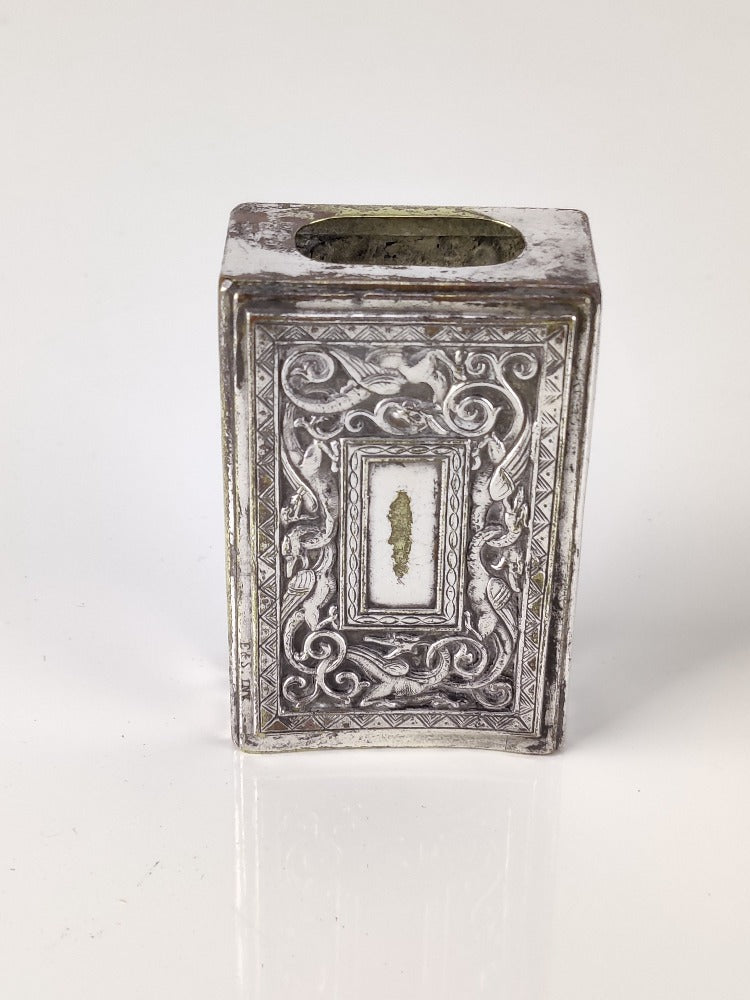 antique match box case
