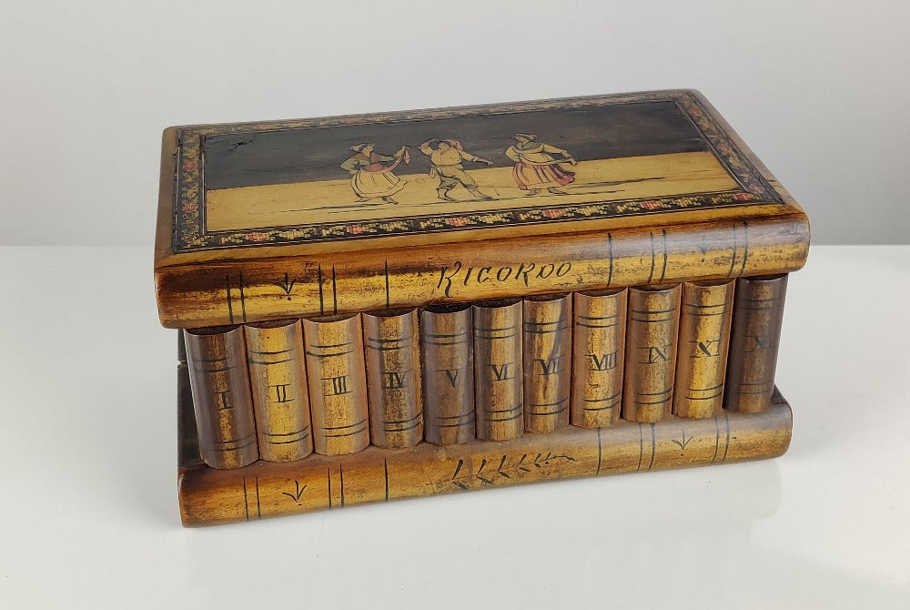 Antique puzzle box