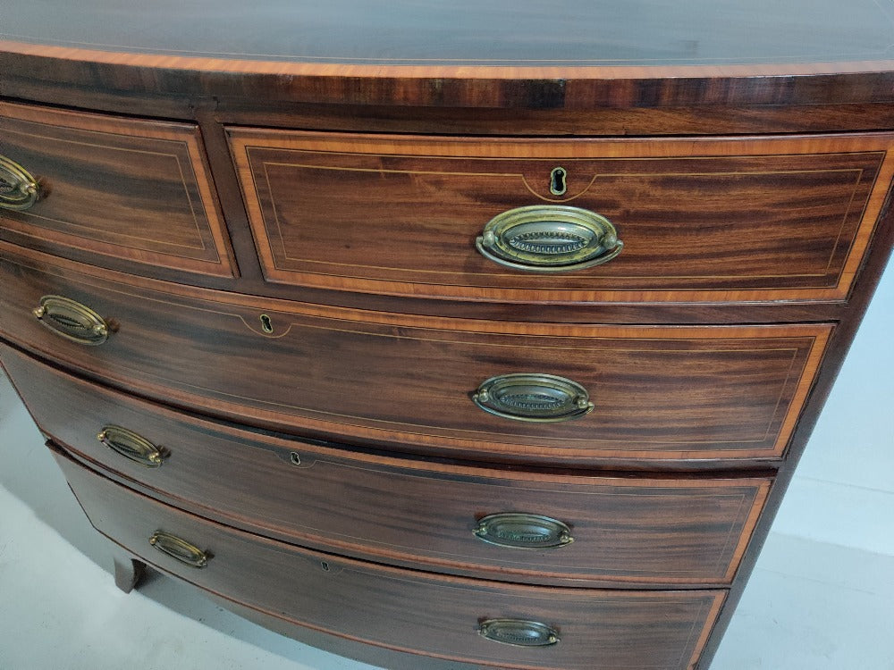 Bow front Chest of Drawers