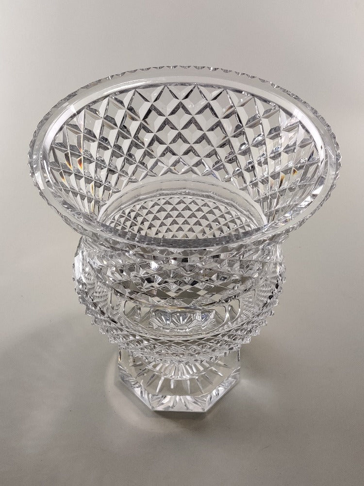 Impressive Vintage Cut Glass Vase
