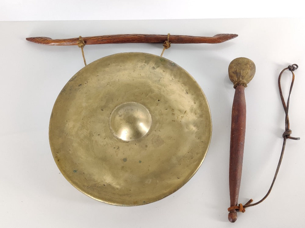 antique dinner gong