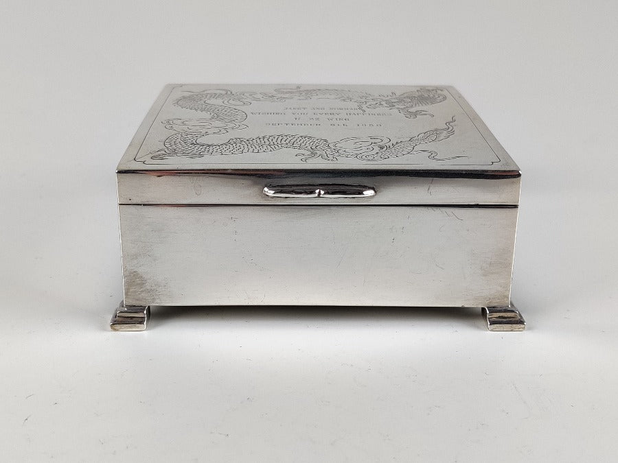 Vintage silver box