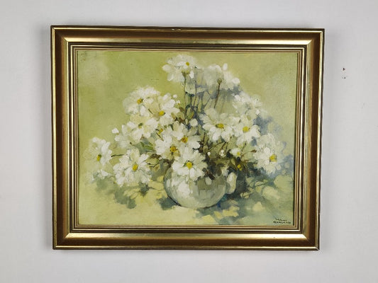 oil painting of flowers