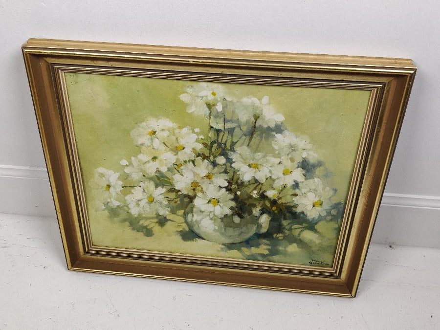 vintage painting of flowers