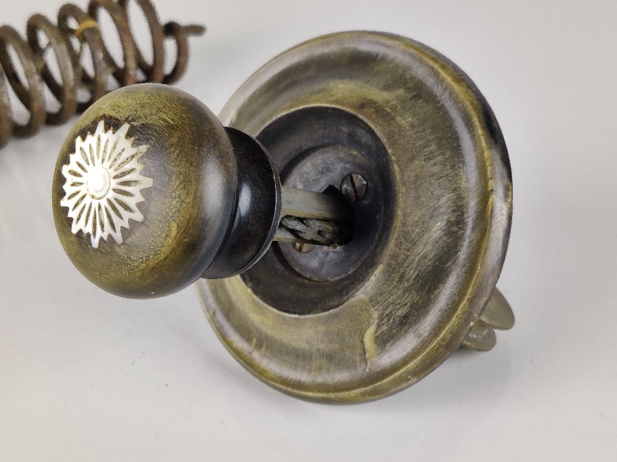 Antique Bell Pull and Door Bell
