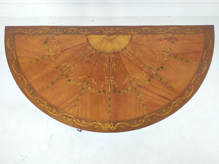 inlaid card table